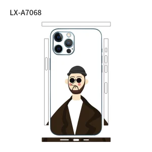 Black ononswitch iPhone A7068 protective case with precise cutouts