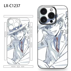 Black ononswitch iPhone case model C1237 with precise cutouts and matte finish