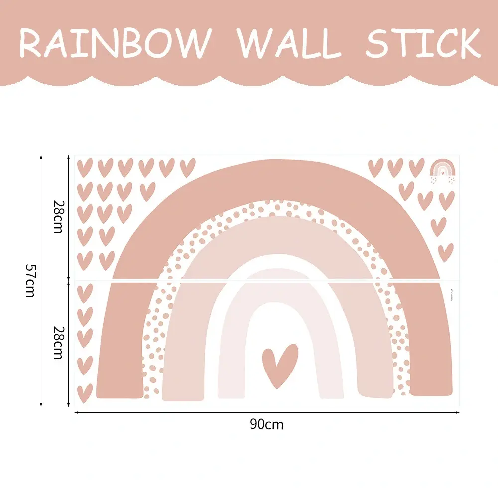 Raibow wall decal love 90x57cm 1.webp Raibow wall decal love 90x57cm 1.webp
