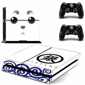 Black matte PS4 skin with subtle geometric pattern, model DPTM0013 by ononswitch