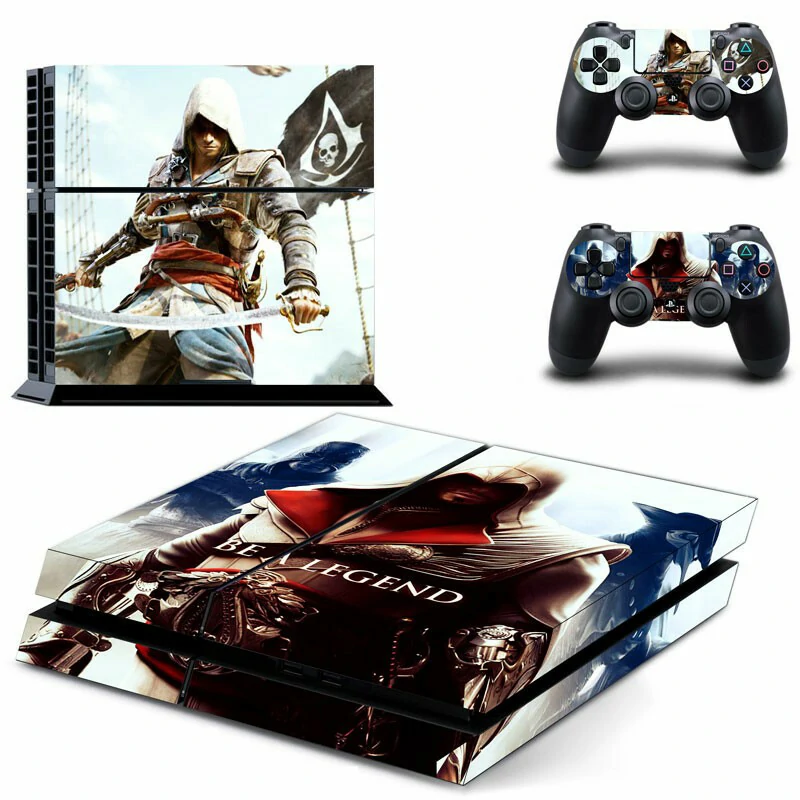 Premium matte-finish PS4 skin DPTM0023 from ononswitch — easy to apply, fits standard PS4 models, protects and personalizes your console. Black and gold geometric PS4 console skin by ononswitch