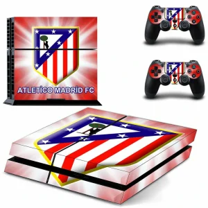 Black and red geometric PS4 skin for PlayStation 4 console by ononswitch