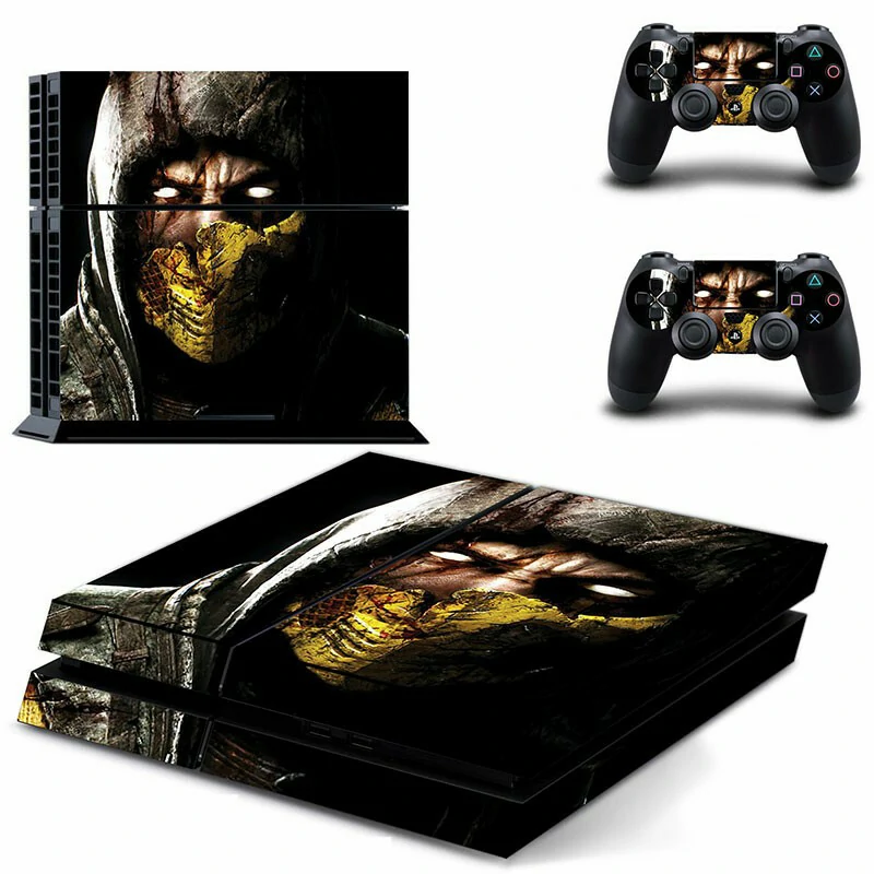 ononswitch PS4 skin DPTM0030 features bold black and gold geometric design. Fits standard PS4 consoles snugly with no residue on removal. Black and gold geometric PS4 console skin by ononswitch
