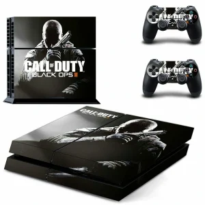 Black and red geometric PS4 skin model DPTM0152 by ononswitch