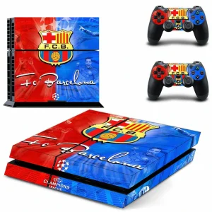 Black and red geometric PS4 skin design for PlayStation 4 console by ononswitch