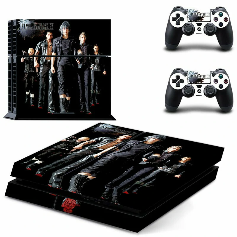 PS4 skin DPTM0165 by ononswitch: a bold black-and-red geometric design made for the original PlayStation 4 console. Durable vinyl, air-release backing, custom fit. Black and red geometric PS4 skin design for PlayStation 4 console by ononswitch
