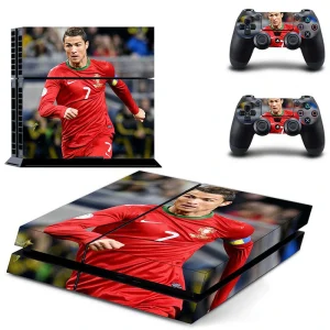 Black and red geometric PS4 skin design by ononswitch, model DPTM0321