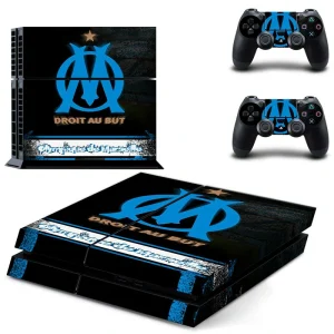 Black and red geometric PS4 console skin by ononswitch, model DPTM0492