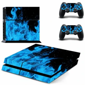 Black and gold geometric PS4 console skin by ononswitch, model DPTM0498