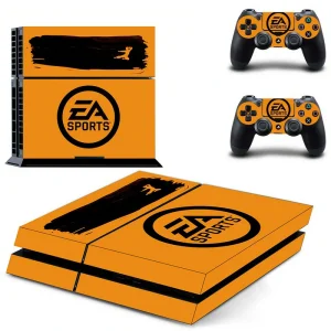 Black and red geometric PS4 console skin by ononswitch