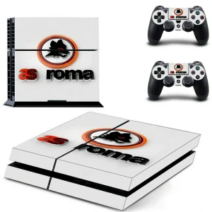 Black and red geometric PS4 skin design for PlayStation 4 console by ononswitch
