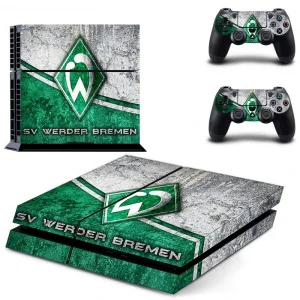 Black and red geometric PS4 skin design for PlayStation 4 console
