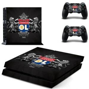 Black and red geometric PS4 console skin by ononswitch, model DPTM0760