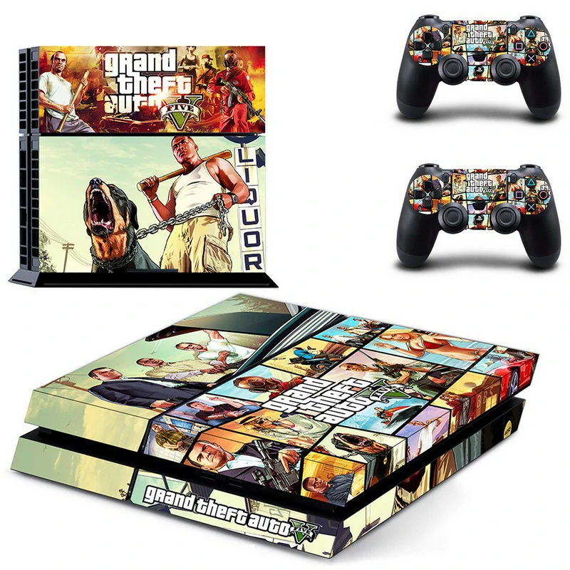 ononswitch PS4 skin DPTM0772 features bold black and red geometric design. Made for PlayStation 4 Slim and original models. Durable vinyl, air-release backing, no bubbles. Black and red geometric PS4 console skin by ononswitch, model DPTM0772