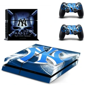 Black and red geometric PS4 console skin by ononswitch, model DPTM0906