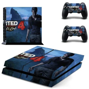 Custom PS4 skin with DPTM0914 pattern for PlayStation 4 console