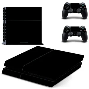Black and red geometric PS4 console skin by ononswitch, model DPTM0924