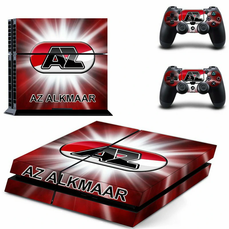 Custom PS4 skin DPTM0927 from ononswitch: durable vinyl wrap with bold black-and-red design, fits standard PS4 console perfectly. Black and red geometric PS4 skin with 'DPTM0927' pattern by ononswitch