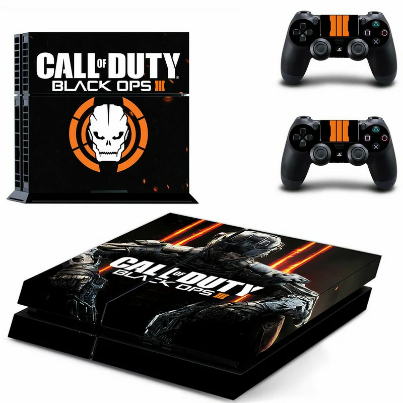 Custom-fit PS4 skin in bold black and gold geometric pattern. Easy to apply, protects your PlayStation 4 console while adding personality. Made by ononswitch. Black and gold geometric PS4 skin design for PlayStation 4 console cover
