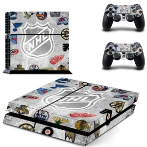 Black and red geometric PS4 controller skin DPTM1082 by ononswitch