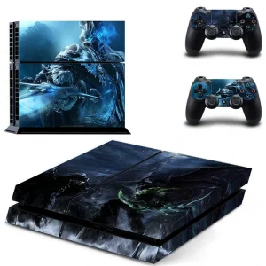 Black and red geometric PS4 skin design DPTM1085 for PlayStation 4 console