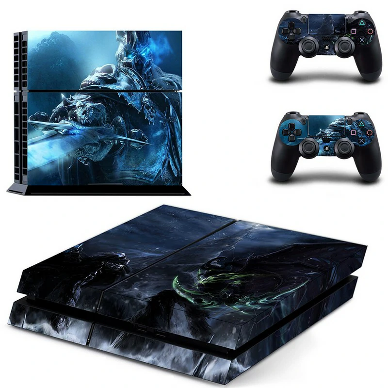DPTM1085 PS4 skin by Ononswitch: bold geometric pattern in black and red, precision-cut for full PS4 coverage, no residue on removal. Black and red geometric PS4 skin design DPTM1085 for PlayStation 4 console