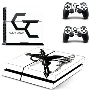 Black and red geometric PS4 skin design DPTM1097 by ononswitch