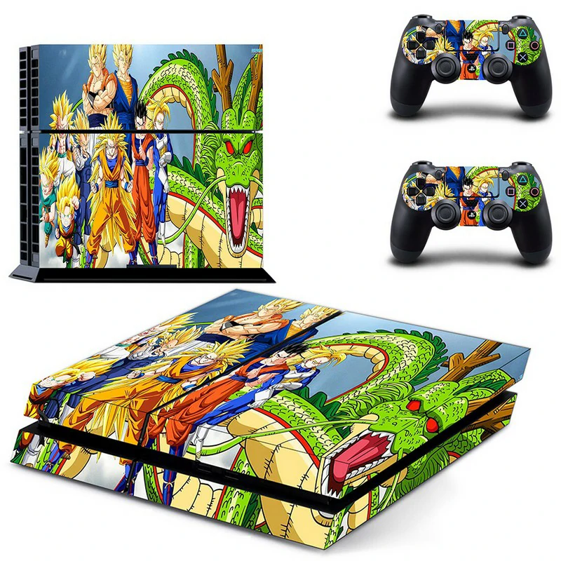DPTM1219 PS4 skin from ononswitch: high-quality, easy-to-apply vinyl wrap that fits standard PS4 models. Adds bold style without covering vents or ports. Custom PS4 console skin with DPTM1219 pattern in matte black and gold accents