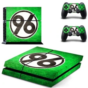 Black and red geometric PS4 console skin by ononswitch