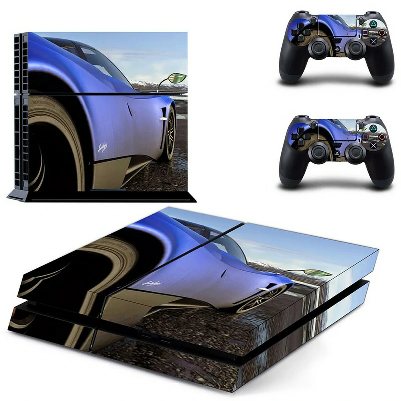Premium-fit PS4 skin in sleek matte black with minimalist geometric detailing and small DPTM1231 branding. Protects your console while adding personality. Custom matte black PS4 skin with geometric line pattern and subtle 'DPTM1231' logo