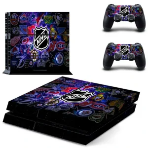 Black and red geometric PS4 controller skin DPTM1369 by ononswitch