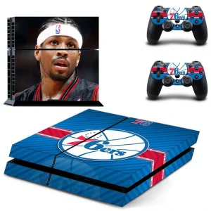Black and red geometric PS4 skin with 'DPTM1375' pattern by ononswitch