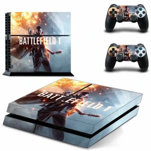 Black and red geometric PS4 skin design for PlayStation 4 console by ononswitch