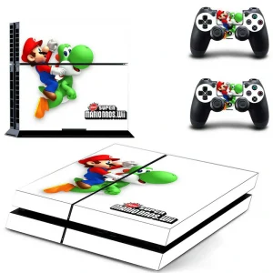Black PS4 console skin with geometric pattern, model DPTM1510 by ononswitch