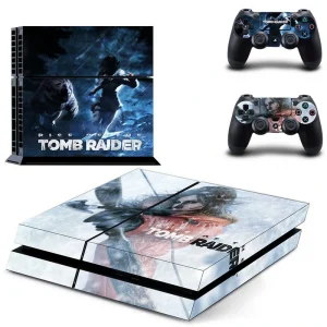 Black and red geometric PS4 controller skin DPTM1513 by ononswitch
