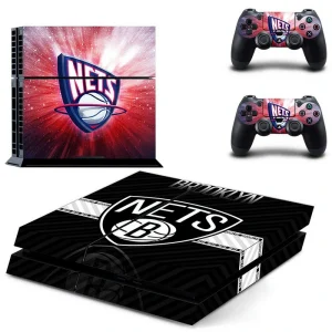 Black PS4 console skin with geometric pattern from ononswitch DPTM1515 series