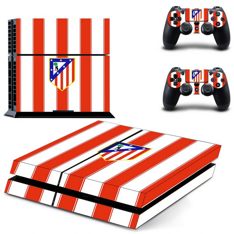 DPTM1555 PS4 skin by ononswitch: a bold, matte-finish vinyl decal designed to fit the original PlayStation 4 console perfectly. Scratch-resistant and removable. Black and red geometric PS4 skin design for PlayStation 4 console by ononswitch