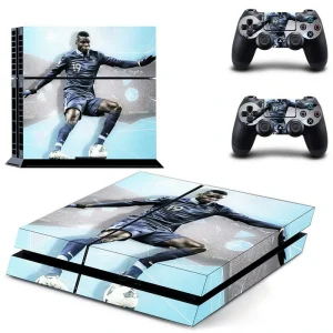 Black and red geometric PS4 console skin by ononswitch for PlayStation 4