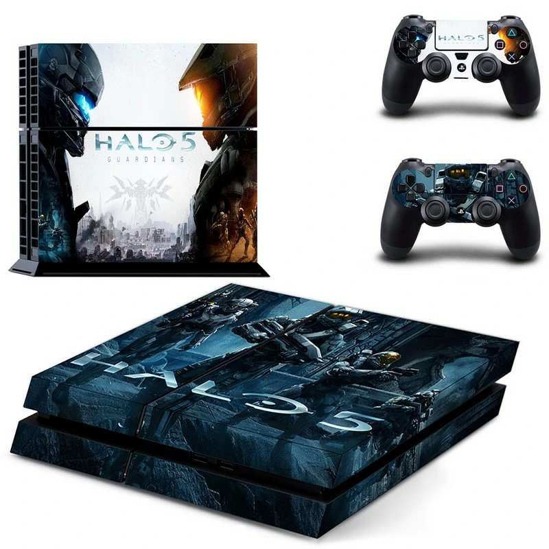 Black and red geometric PS4 skin design for PlayStation 4 console by ononswitch