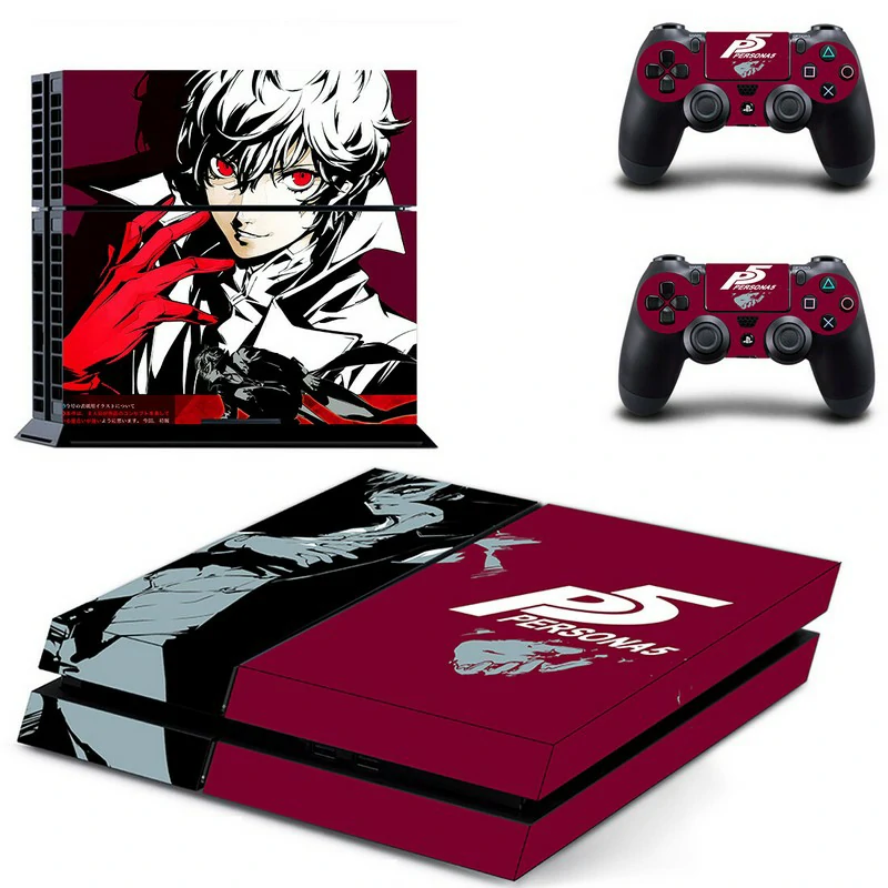 Black and red geometric PS4 skin model DPTM1841 by ononswitch