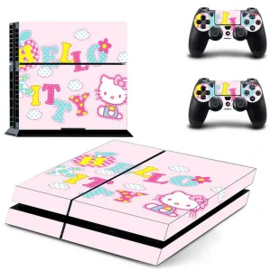 Black and gold geometric PS4 console skin by ononswitch, model DPTM1848