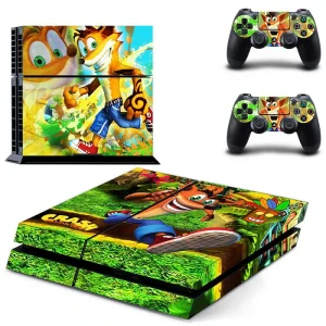 Black and red geometric PS4 skin design by ononswitch for PlayStation 4 console
