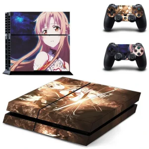 Black and red geometric PS4 skin design by ononswitch for PlayStation 4 console