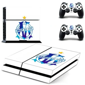 Black and red geometric PS4 console skin by ononswitch