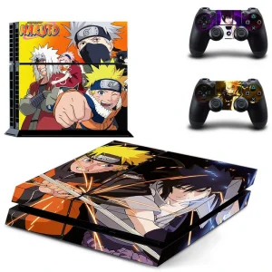 Black PS4 console skin with geometric pattern from ononswitch brand