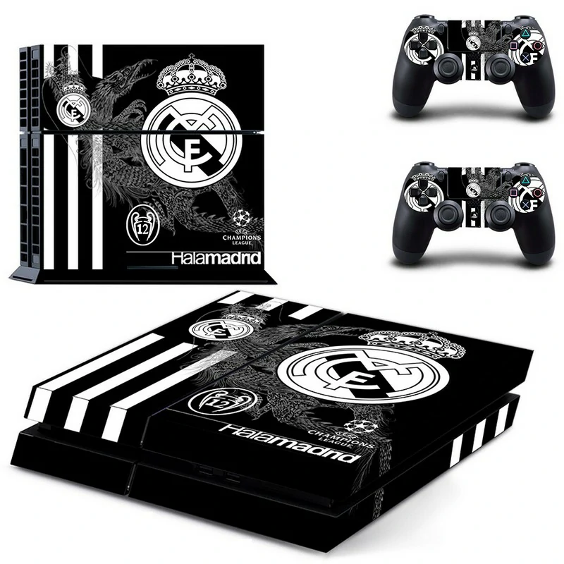 Premium PS4 skin DPTM2279 by ononswitch: sleek black-and-gold pattern, custom-fit for PlayStation 4 console, durable vinyl, no residue removal. Black and gold geometric PS4 skin design for PlayStation 4 console by ononswitch