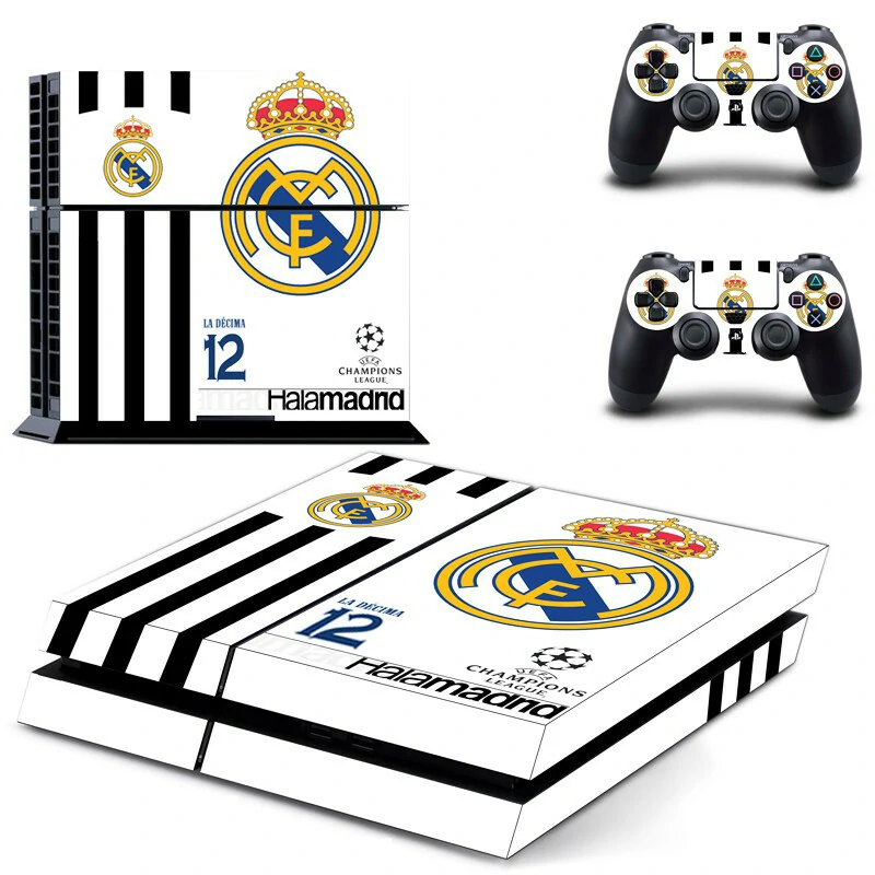 DPTM2280 PS4 skin by ononswitch: premium matte-finish vinyl wrap with precise cutouts for ports and buttons. Easy to apply and remove. Black and gold geometric PS4 skin model DPTM2280 for PlayStation 4 console