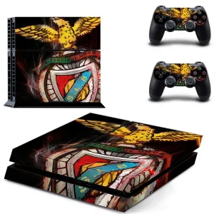 Black PS4 console skin with geometric pattern, model DPTM2288 by ononswitch