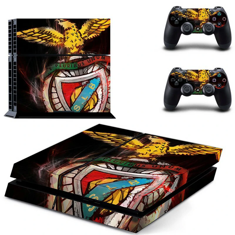 DPTM2288 PS4 skin from ononswitch: sleek black design with subtle texture, fits standard PS4 models perfectly. Durable vinyl, no residue on removal. Black PS4 console skin with geometric pattern, model DPTM2288 by ononswitch