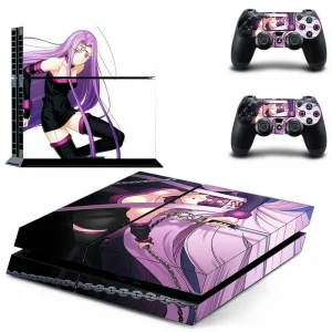 Black and red geometric PS4 console skin by ononswitch, model DPTM2294